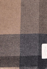 Brunello Cucinelli Wool and Cashmere Scarf Multicolor MSC666AGCM872_GREY AND BROWN_30005026