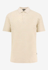 Hugo Boss Mercerized Logo Polo T-shirt Cream 50537132_131_OneColor_30897565