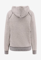 Chloé Logo Print Oversized Hoodie Gray CH25AJH10179060_Vapor Grey_29845521