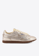 Autry Windspin Metallic Leather Sneakers WSLWTO02PLATIVORY_Golden_29839993