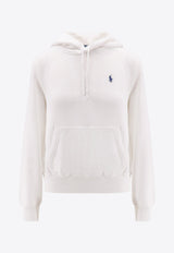 Polo Ralph Lauren Embroidered Logo Hooded Sweatshirt White 211971691002_White_29843104