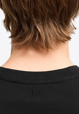 AMI PARIS Ami De Coeur T-shirt Black BFUTS035724_001