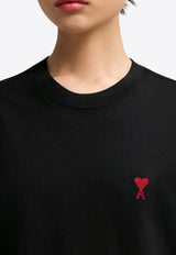AMI PARIS Ami De Coeur T-shirt Black BFUTS035724_001