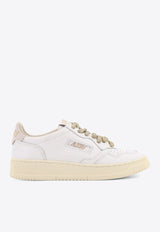Autry Medalist Leather Sneakers AULWSW01WHTWHT_BIANCO ORO_29845240