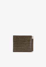 Tom Ford TF Croc-Embossed Leather Bi-Fold Wallet with Money Clip Brown YM231LCL483S1G051_SLATE_29848726