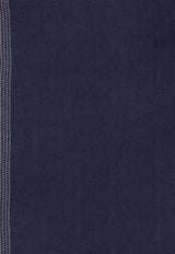 Brunello Cucinelli Wool and Cashmere Scarf Navy MSC665ORCL616_BLU/BROWN/GRIGIO_30005098