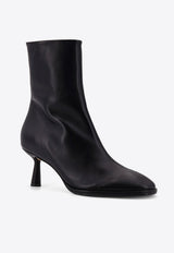 Dorothy 60 Leather Zip-Up Boots