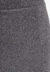 Tom Ford Cashmere-Blend Midi Skirt Gray GCK247YAX930IG712_DARK GREY MELANGE_29846503