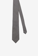 Tom Ford Patterned Silk Tie Gray STE001S0129IG013_Silver_29843215