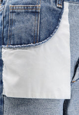 MM6 Maison Margiela Reversed Pockets Straight-Leg Jeans Blue S52LA0256M30018967_Medium Blue_29843655