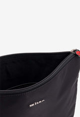 Kiton Ciro Paone Logo Lettering Leather Clutch Black UBA0059N0127001NERO_Black_29843657