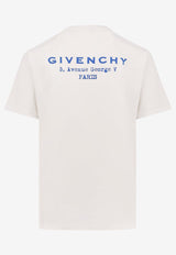 Givenchy Logo Embroidered Crewneck T-shirt White BM71NK3YRJ100_White_29842193