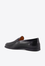 Tod's Logo engraved Leather Loafers Black XXM78L0JM60MG2B999_Black_30009509