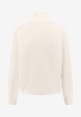 Brunello Cucinelli Wool and Silk Turtleneck Sweater Off-white M16129313C2723_PANAMA_29845409