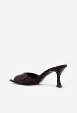 Jimmy Choo Skye 70 Croc-Embossed Leather Mules Brown SKYE70CCLCHOCOLATE_Brown_29840469