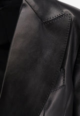 Tom Ford Single-Breasted Satin Blazer Black GIL538LEX379LB999_Black_29839997