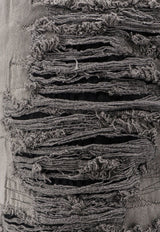 MM6 Maison Margiela Destroyed Straight-Leg Jeans Gray SH0LA0030m30011965_Black_29846567