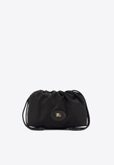 Burberry Horseshoe Drawstring Clutch Bag Black 8111317A1189_Black_29838708