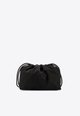 Burberry Horseshoe Drawstring Clutch Bag Black 8111317A1189_Black_29838708
