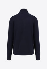 Burberry Half-Zip Turtleneck Sweater Blue 8112131A1222_Blue_29838865