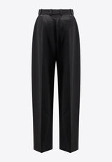 Givenchy High-Waist Wool Tailored Pants Black BW517G15CT001_Black_34275651
