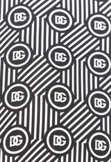 Dolce & Gabbana Printed Silk Martini Buttoned Shirt Gray G5MM4TIS1ZJHA8RN_Black_29839306