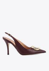 Ferragamo Sara 95 Leather Slingback Pumps Bordeaux 01K452784825OXBLOOD_Bordeaux_29842007