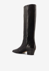 Aeyde Medea 40 Leather Knee-High Boots Black A11KB0619002001225Black_Black_29843202