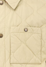 Burberry Quilted Buttoned Jacket Beige 8110180C2981_HAMPER_29838561