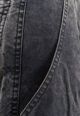 Isabel Marant Etoile Kiana Washed Denim Pants Black PA0562FAC3G02E02FK_FADED BLACK_29840826