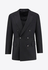 Tom Ford Wool Double-Breasted Blazer Black JLNP02W0056NAA_Black_29846048