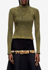 Diesel T-Clawa High-Neck Sweater Green A216010DCCB5EU_Green_29843381