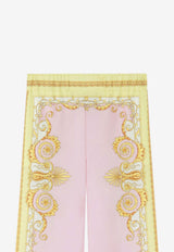 Printed Wide-Leg Pants