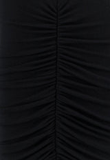 Isabel Marant Etoile Ruched Midi Dress Black RO0802FAC3K01E01BK_Black_29840279