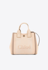 Chloé Small Canvas Jacquard Logo Tote Bag Beige CHC25SS911O6526Y_Blushy Beige_29844042