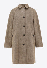 Burberry Reversible Buttoned Coat Brown 8117693A3324_Clay Brown_34275667