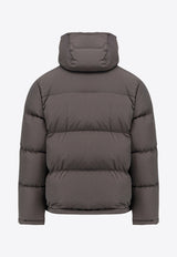 Dolce & Gabbana Logo Plaque Down Jacket Gray G9BRFTFUS28N0636_Grey_29845260