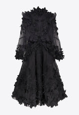 Zimmermann Hypnotic Applique Midi Dress Black 6111DF251BLK_Black_29845244