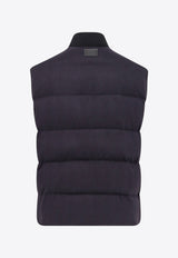 Dolce & Gabbana Logo Patch Reversible Down Vest Navy G9BSPTFCTABS8031_FANTASIA_29845829