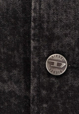 Diesel Button Denim Jacket Black A21637007DB02_OneColor_29847899