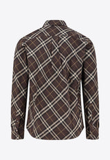 Burberry Long-Sleeved Check Shirt Brown 8115498B2412_TRUFFLE IP CHECK_29840351