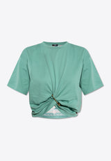 Versace Underwater Barocco Safety Pin T-shirt 1021099 1A15403 2GO80