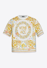 Versace Underwater Barocco Crewneck T-shirt 1021100 1A15408 5K640