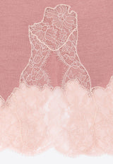 Fendi Lace-Trimmed Cashmere Blend Skirt Pink FZQ999AUZSF1T6N_BLUSH-25_29852373