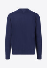 Polo Ralph Lauren Embroidered Logo Crewneck Sweatshirt Navy 710766772003_CRUISE NAVY_29840750