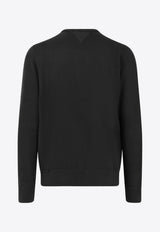 Polo Ralph Lauren Embroidered Logo Crewneck Sweatshirt Black 710766772001_POLO BLACK_29840018