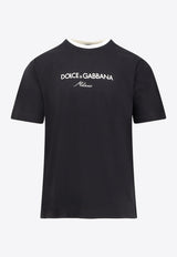 Dolce & Gabbana Logo Print Crewneck T-shirt Black G8ST6ZG7PCGN0000_Black_29848462