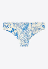 Versace Underwater Barocco Bikini Bottom 1021173 1A15489 5K650