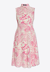 Versace Underwater Barocco Midi Shirt Dress 1021199 1A15398 5K660