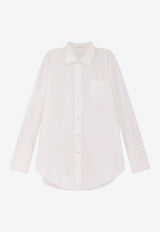 The Row Ment Long-Sleeved Poplin Shirt White 10204W4075WHT_White_29856032